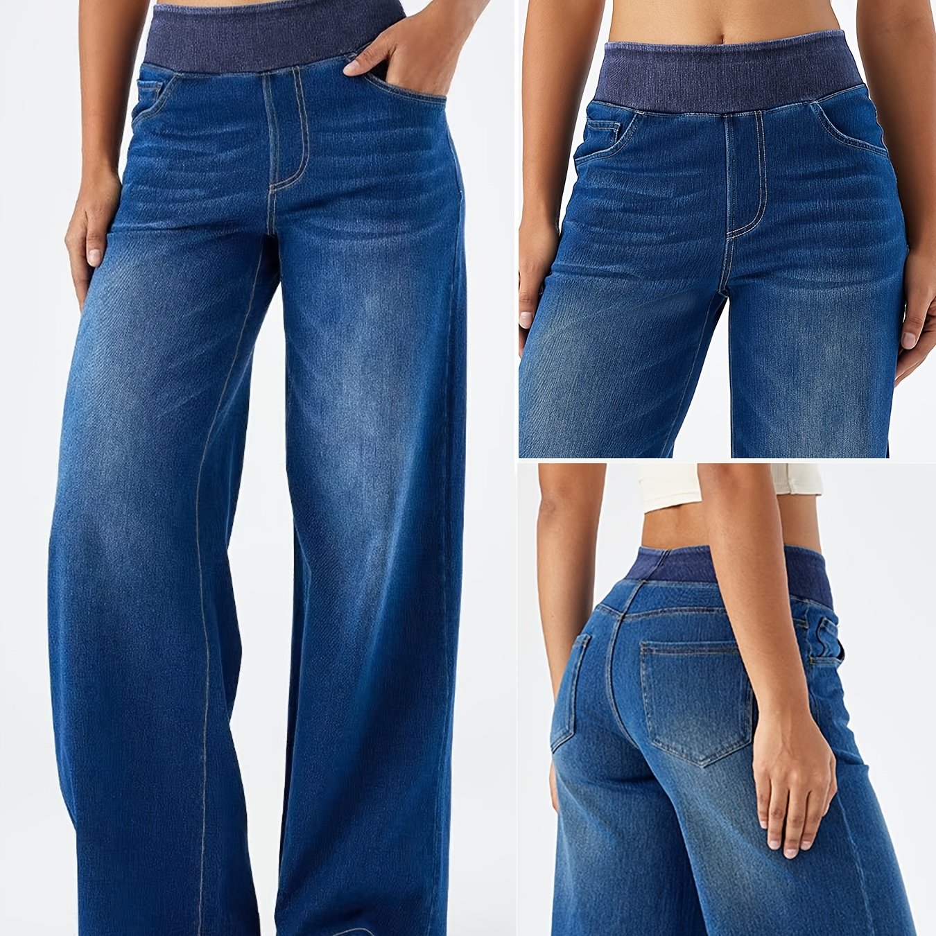 Elevate Wide-Leg Jeans