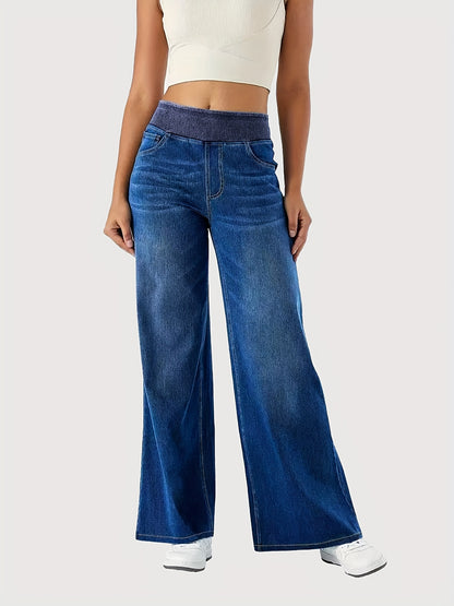 Elevate Wide-Leg Jeans