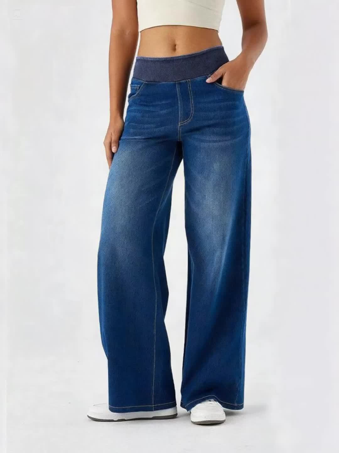 Elevate Wide-Leg Jeans