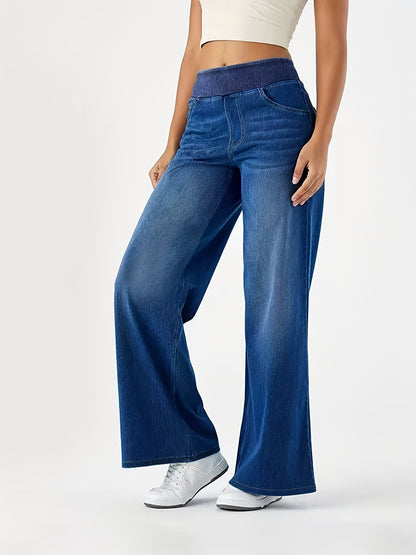 Elevate Wide-Leg Jeans