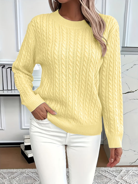 Yellow Knit Sweater