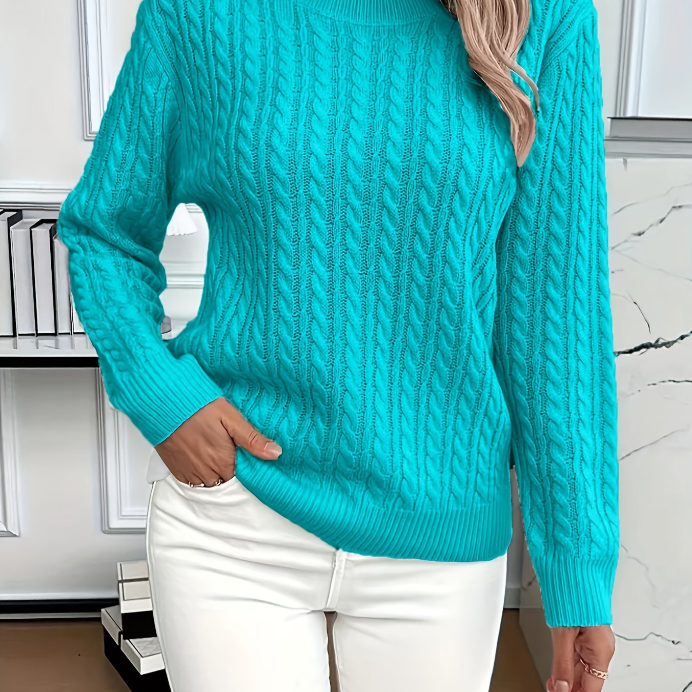 Teal Sweater