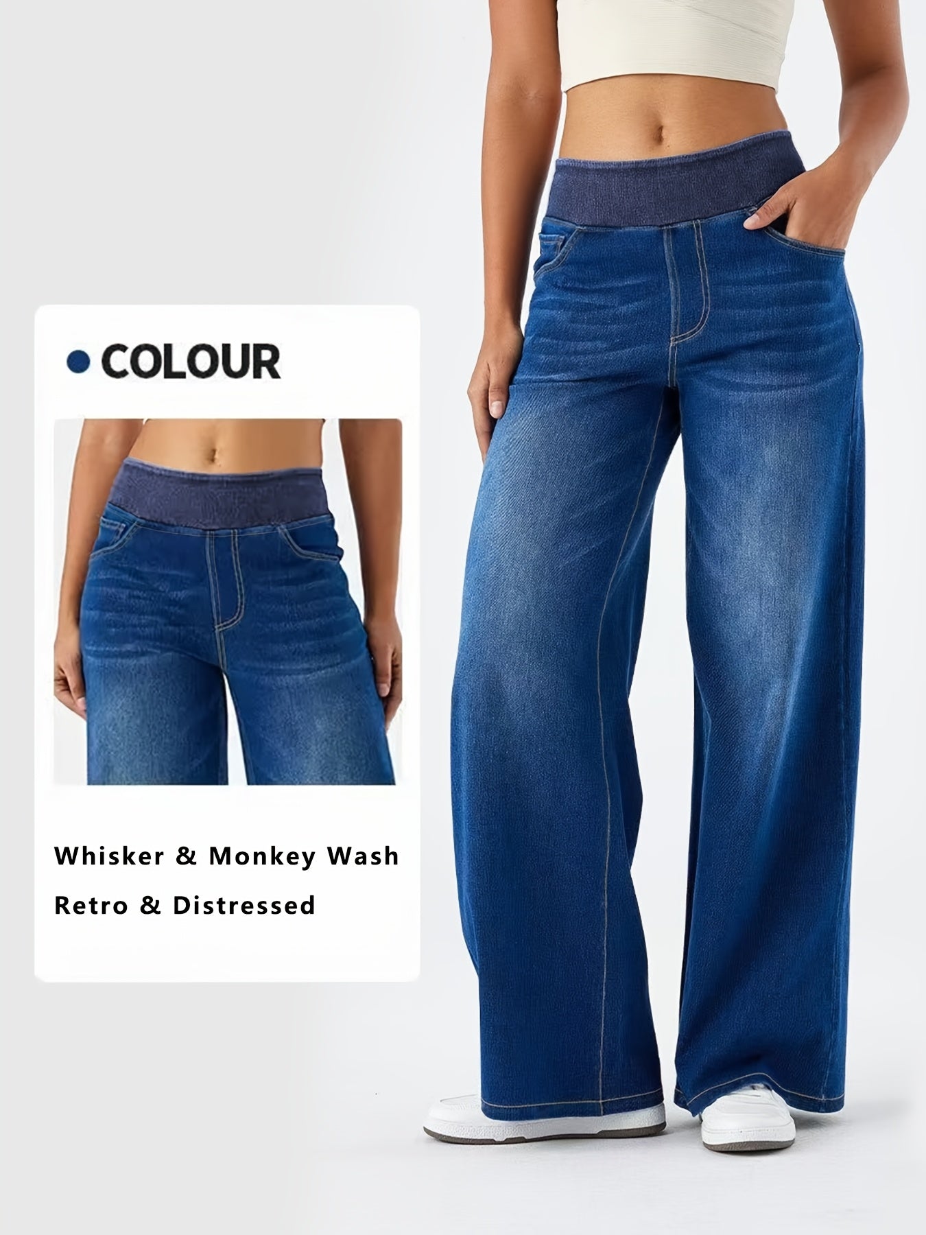 Elevate Wide-Leg Jeans