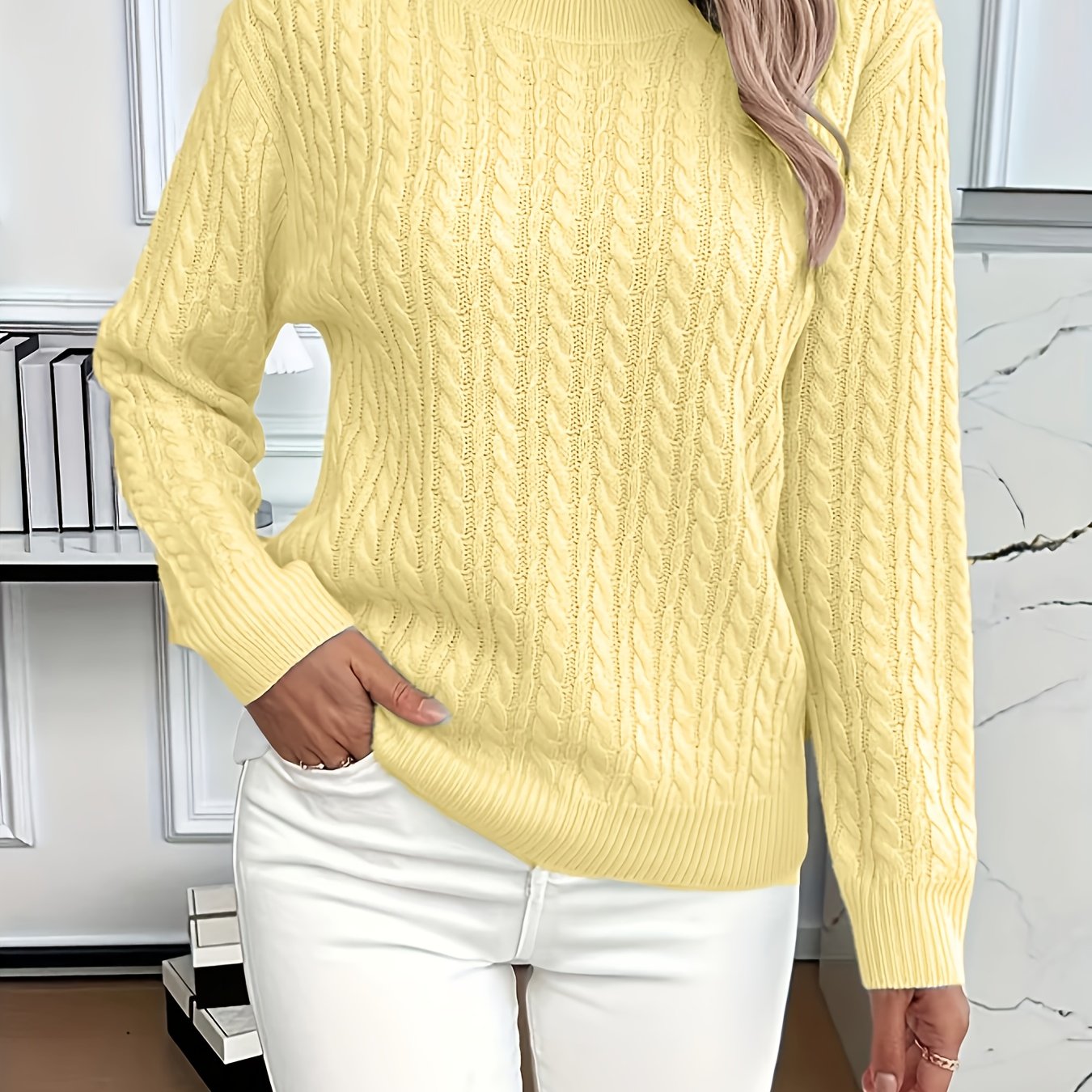 Yellow Knit Sweater