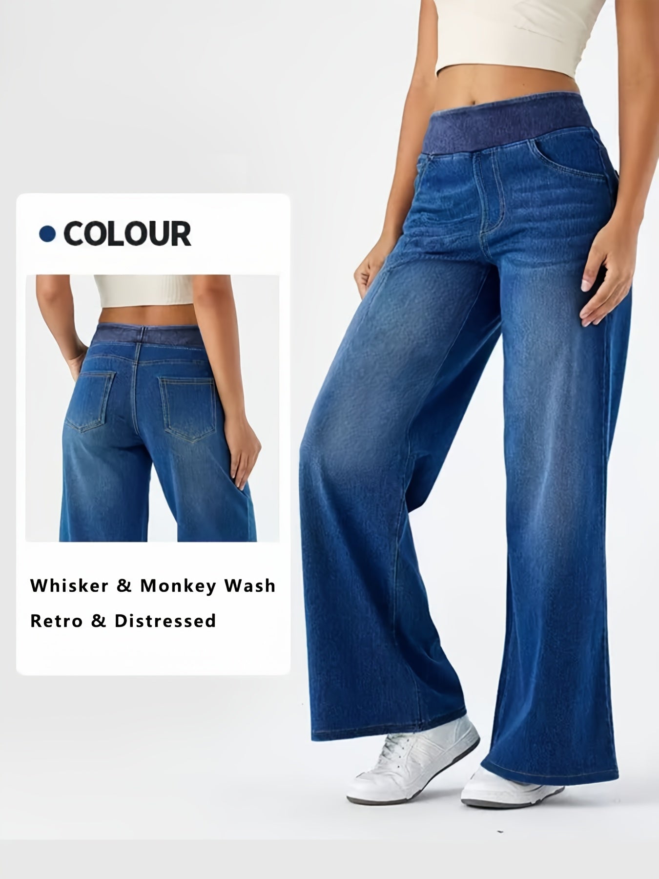 Elevate Wide-Leg Jeans
